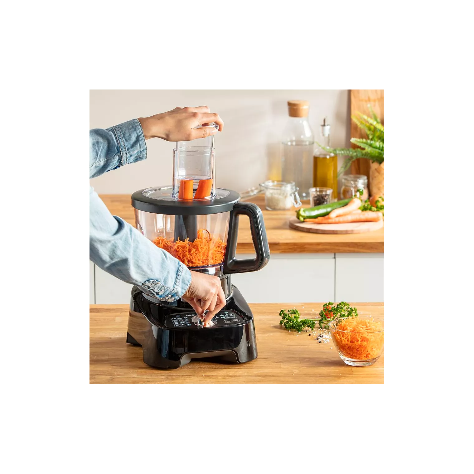 Robot multifonction MOULINEX FP821811 Double Force Noir+8 accessoires