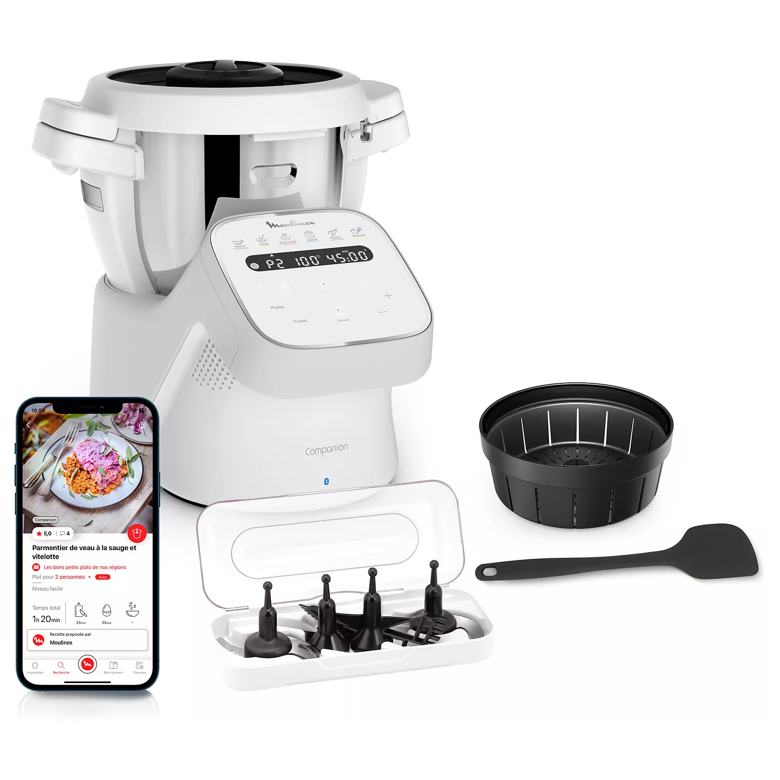 Robot cuiseur MOULINEX I-Companion Connect HF941AF0