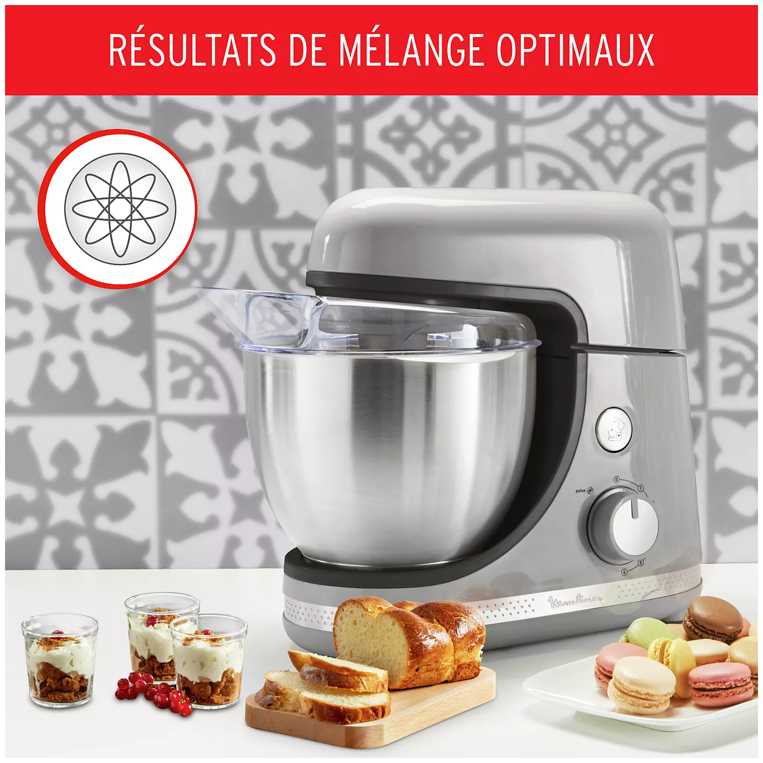 Robot pâtissier MOULINEX soleil pepper QA250E10 – Image 5