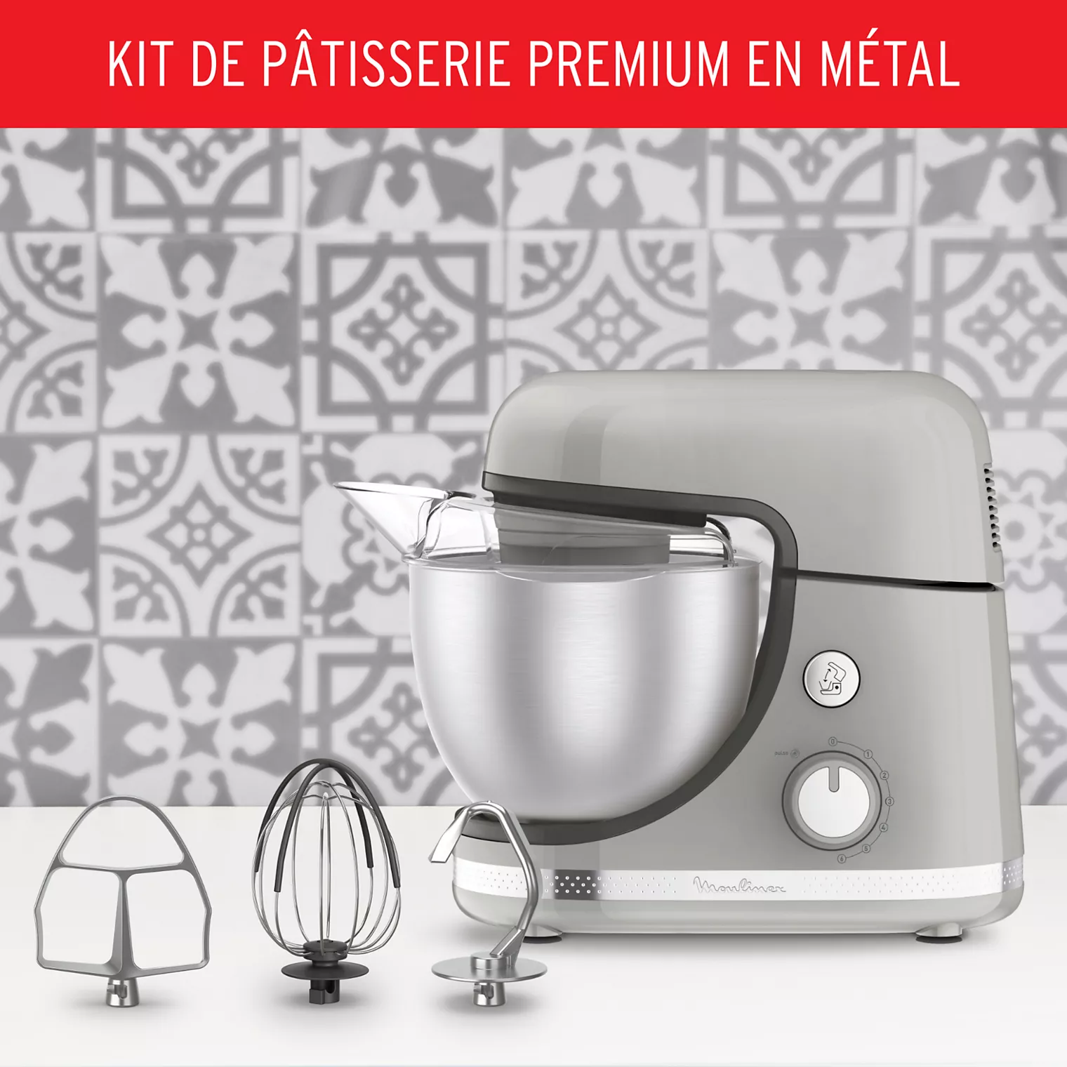 Robot pâtissier MOULINEX soleil pepper QA250E10 – Image 4