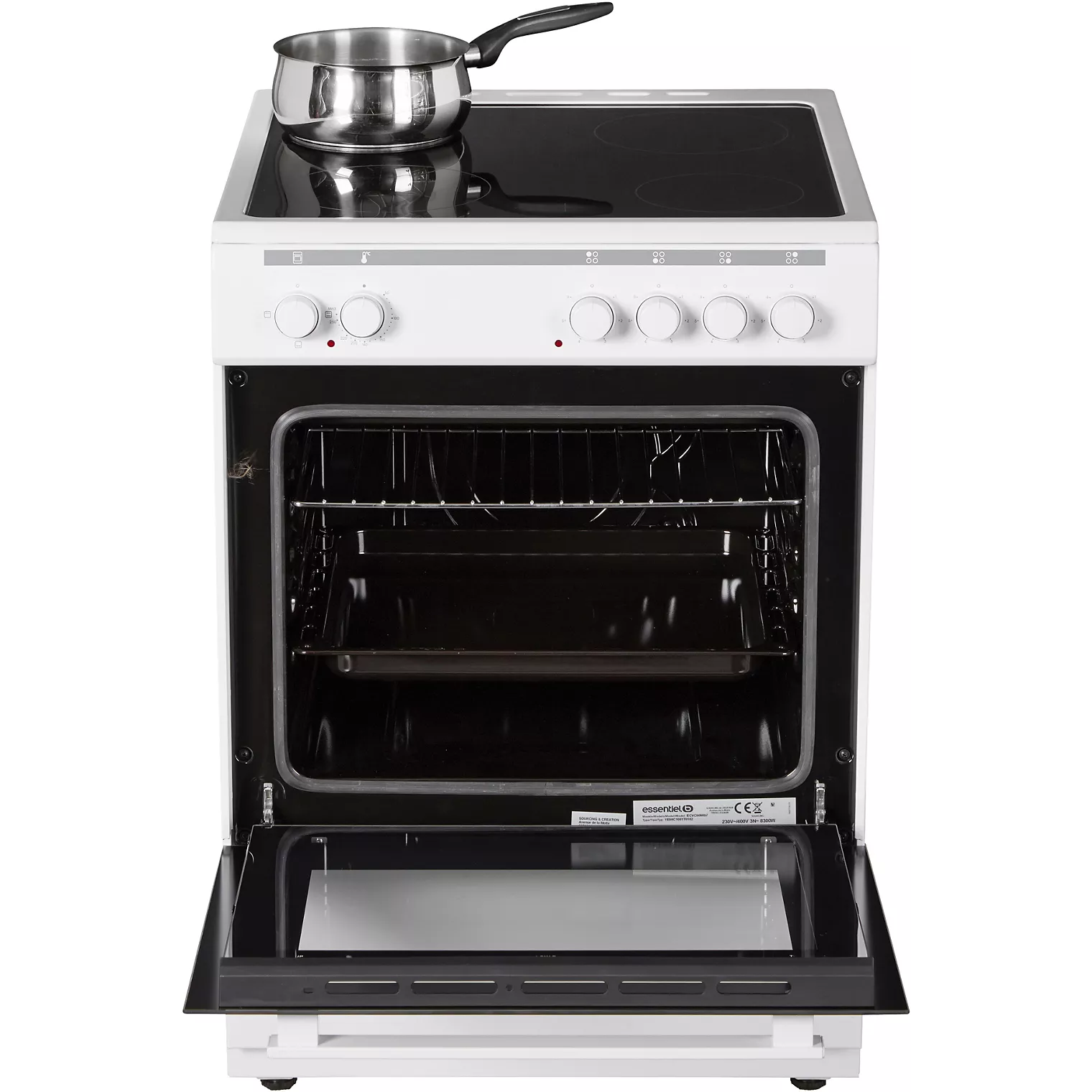 Cuisinière vitrocéramique ESSENTIELB ECVC6060b7 – Image 4