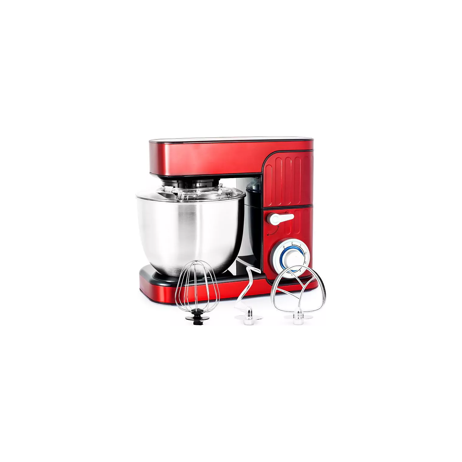 Robot pâtissier KITCHENCOOK ANTARA_INOX_RED