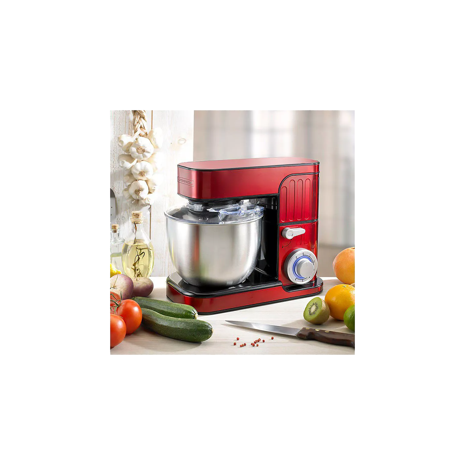 Robot pâtissier KITCHENCOOK ANTARA_INOX_RED – Image 6