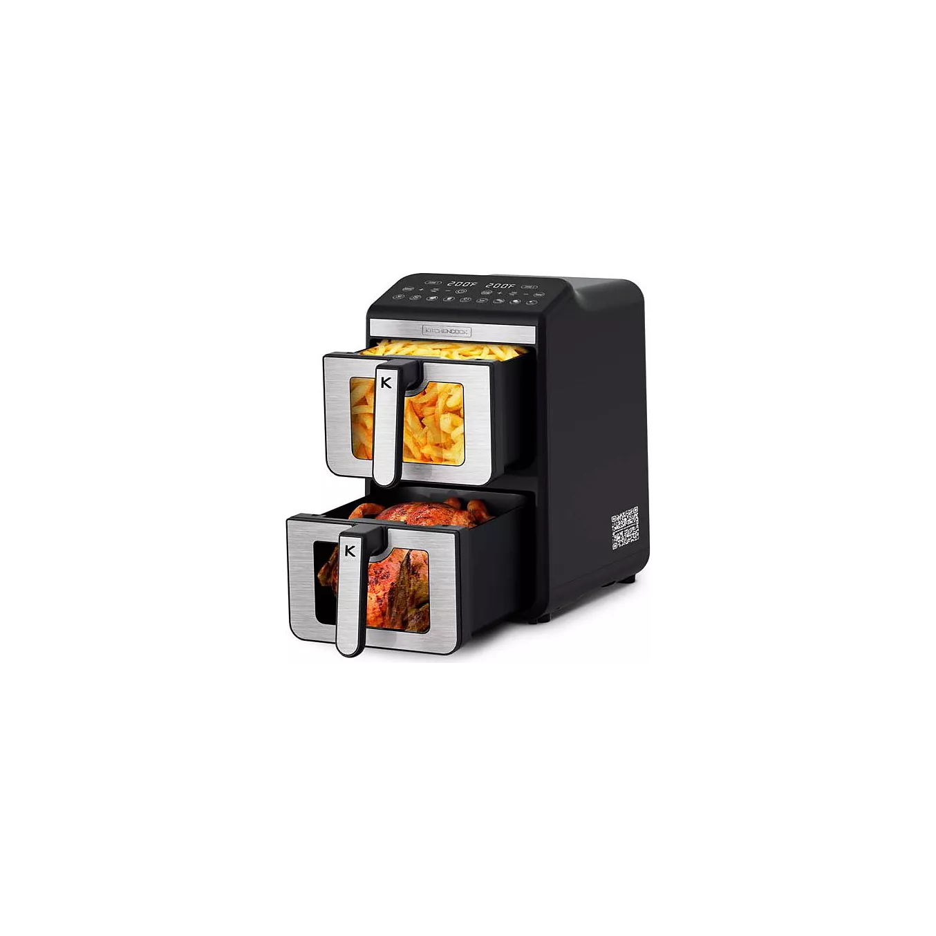 Friteuse sans huile KITCHENCOOK Kitchencook - Double Friteuse – Image 9