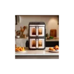 Friteuse sans huile KITCHENCOOK Kitchencook - Double Friteuse à Air Vert
