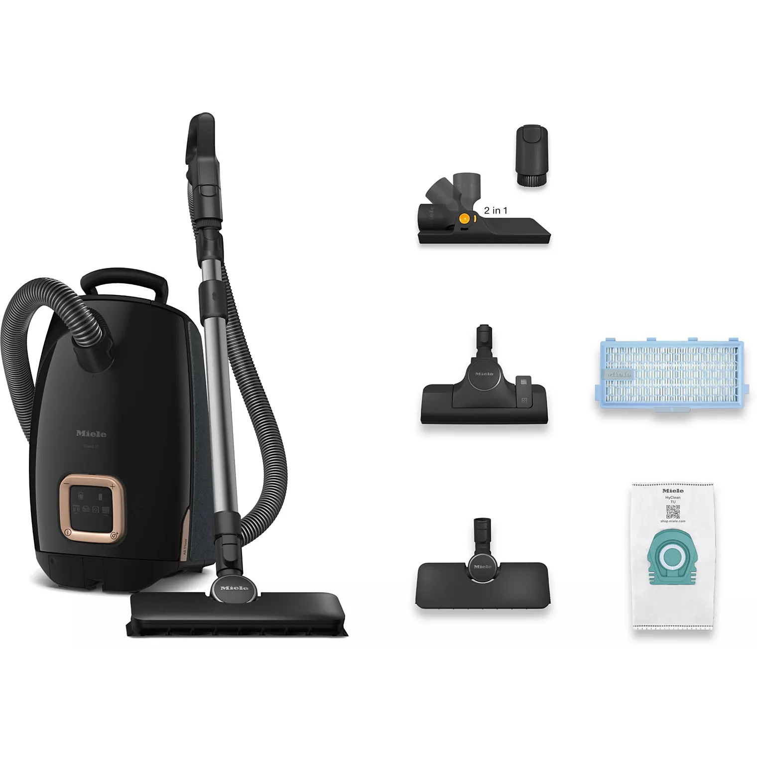 Aspirateur avec sac MIELE Guard L1 AllFloor Noir