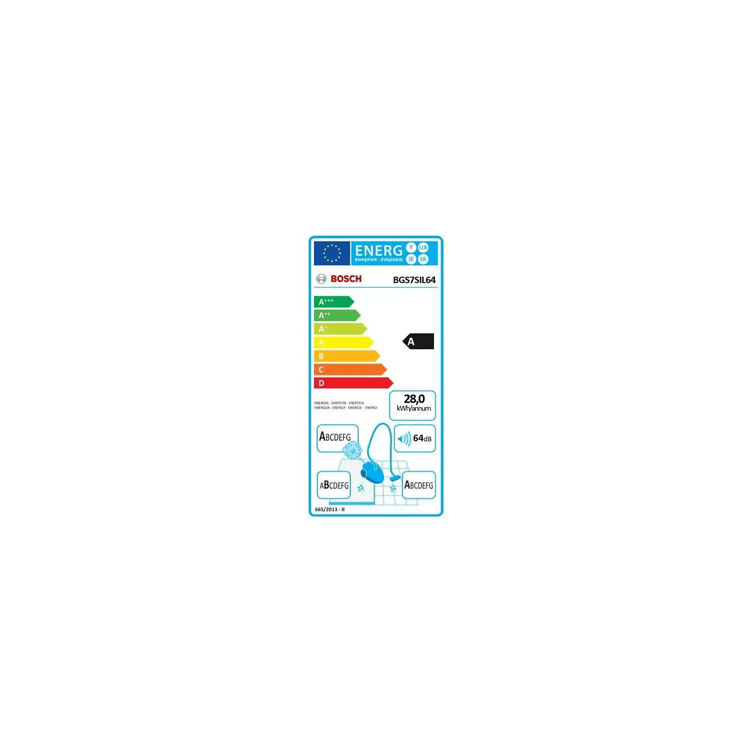 Aspirateur sans sac BOSCH BGS7SIL64 serie 8 – Image 8