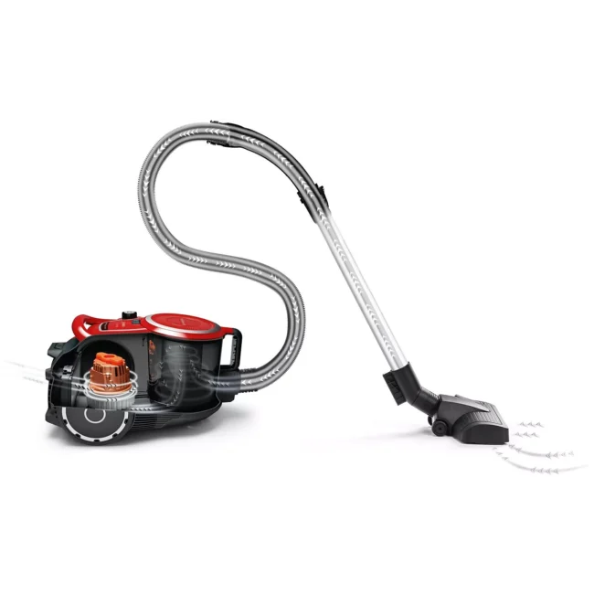 Aspirateur sans sac BOSCH Pro animal rouge BGS41PET1