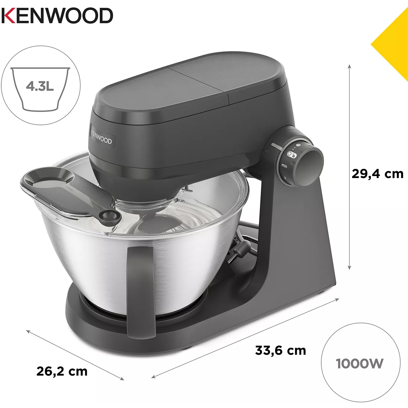 Robot pâtissier KENWOOD MULTI-TASKER KHC30.070GY – Image 15