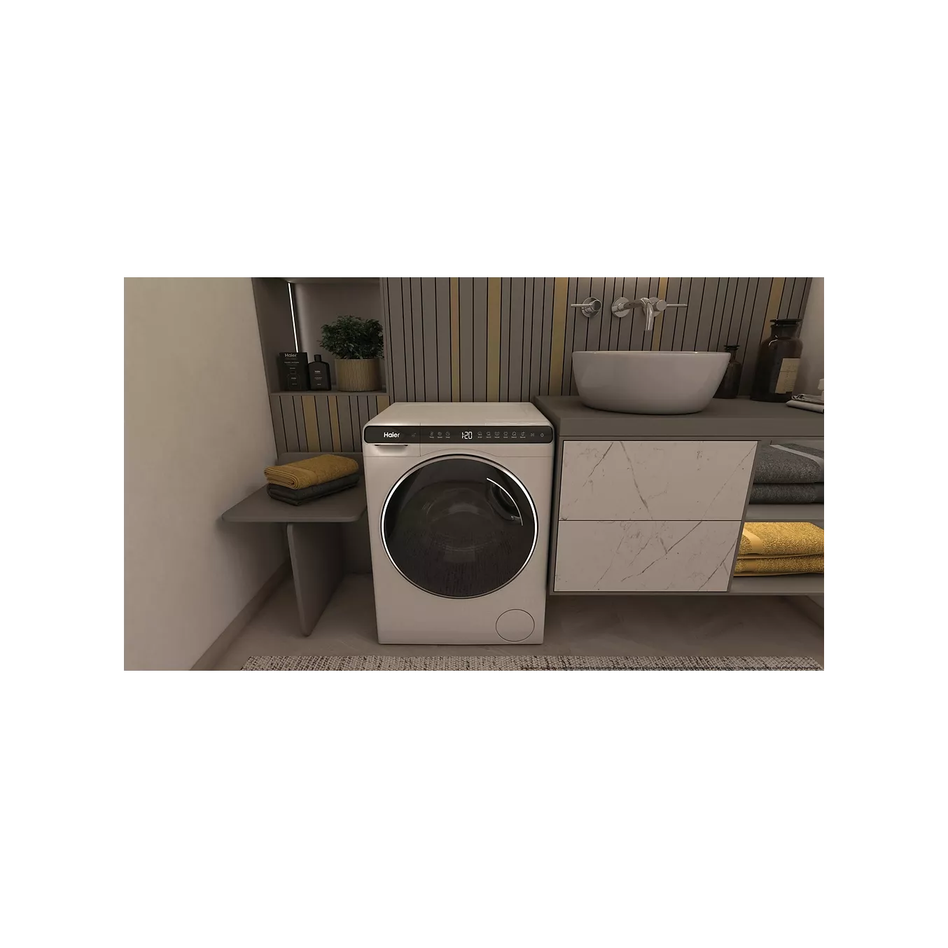 Lave linge compact HAIER HW50-BP12307U1-S – Image 8