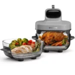 Friteuse sans huile DREAME Tasti™,Gris, 5 en 1, 2 récipients: 2,5L et 4,5L, 1500W
