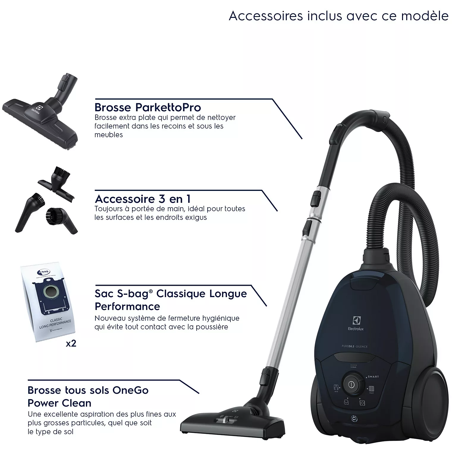 Aspirateur avec sac ELECTROLUX Pure D8 PD82-4ST – Image 9