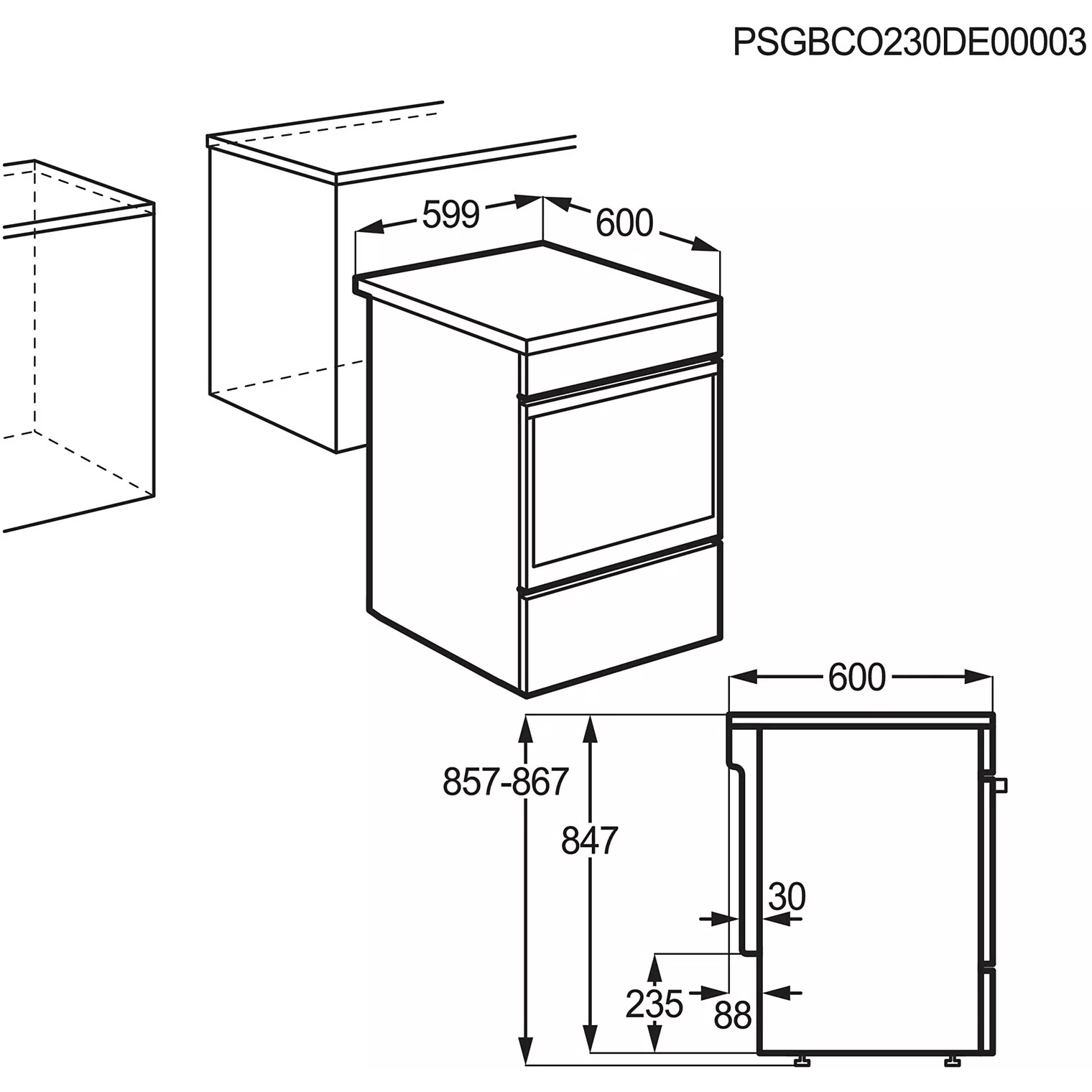 Cuisinière vitrocéramique ELECTROLUX EKR664900X – Image 6