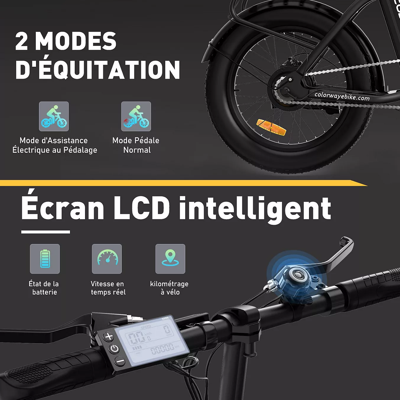 Vélo électrique COLORWAY COLORWAY – Image 5