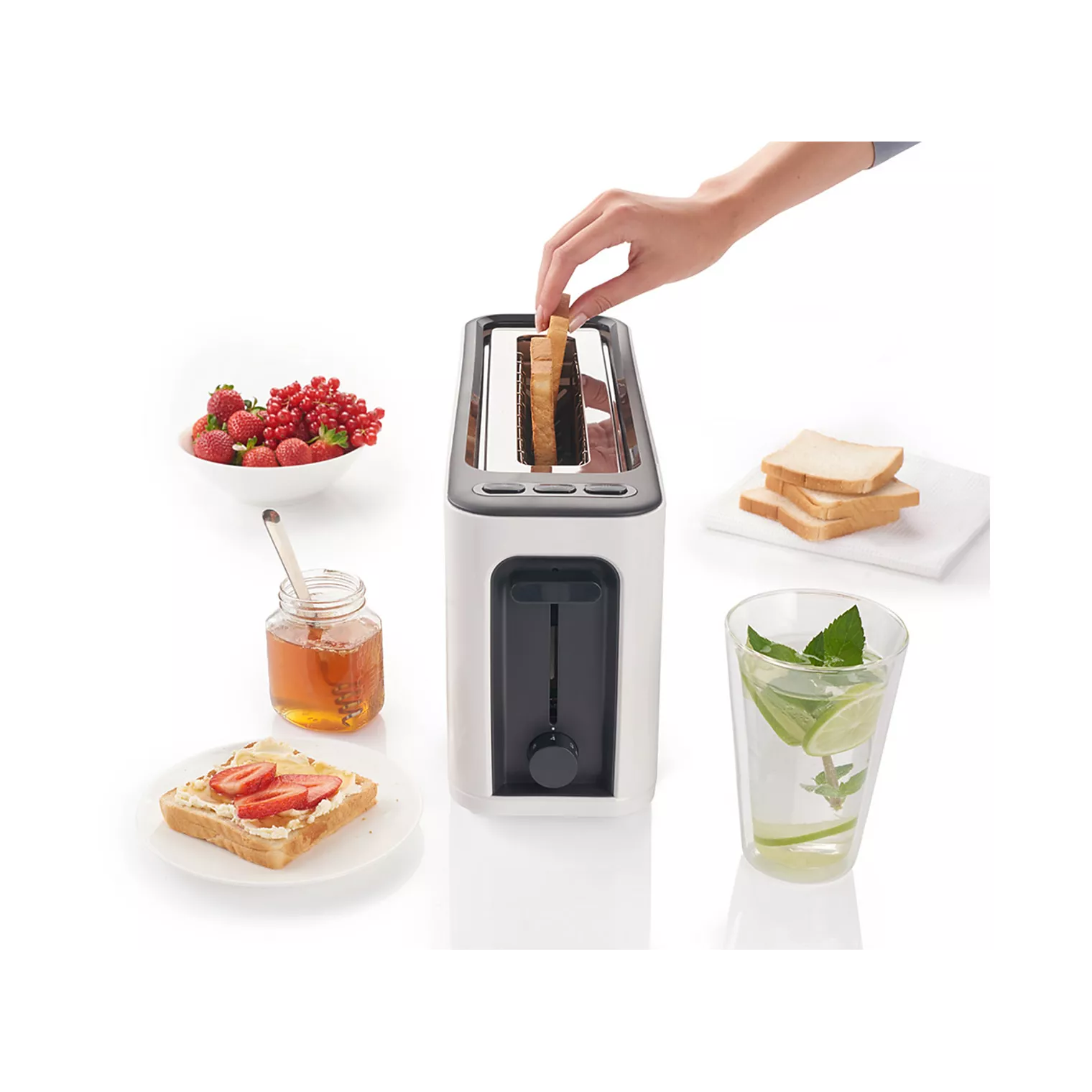 Grille-pain BRAUN HT3100WH PurEase