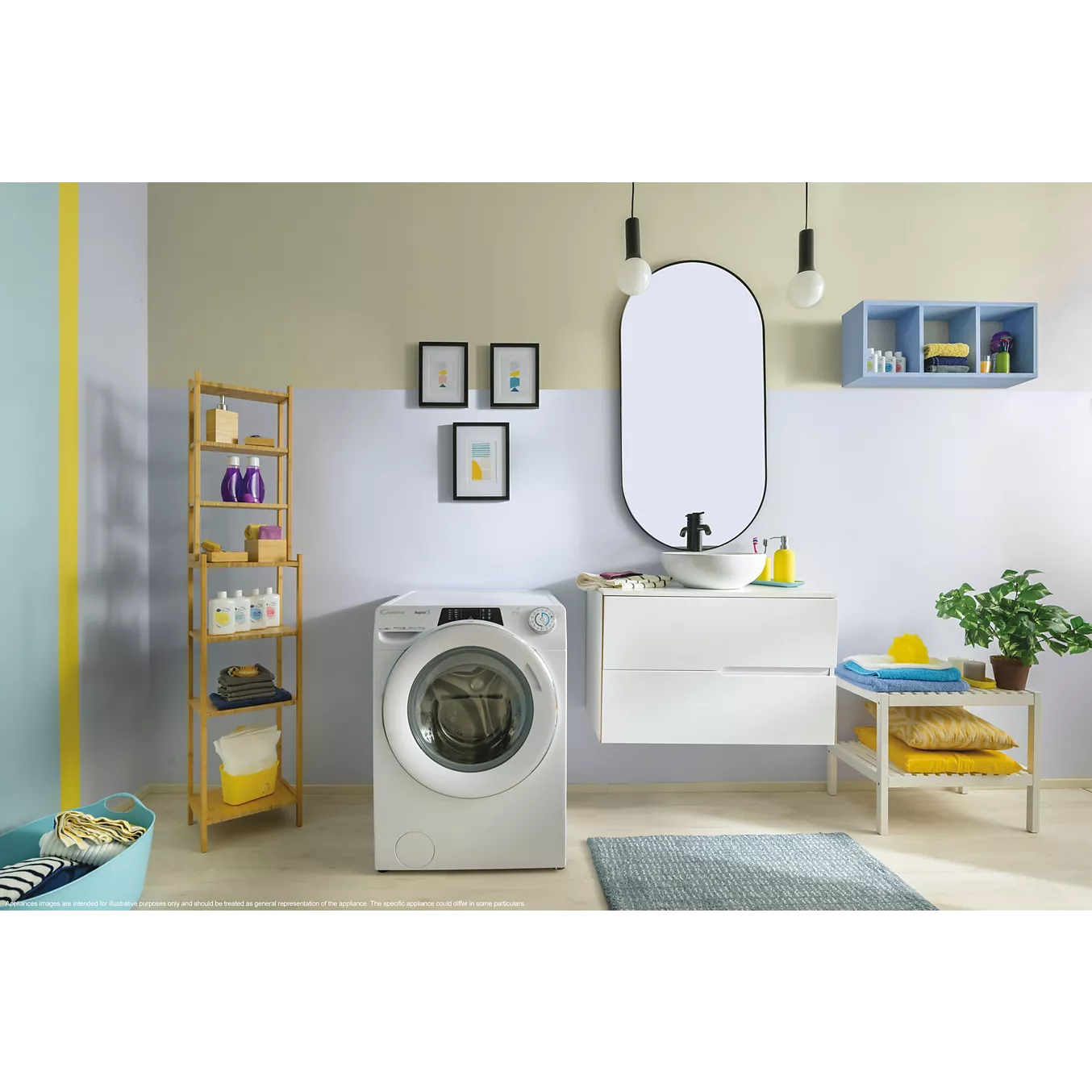 Lave linge compact CANDY RO 496DWMC7/1-S – Image 5