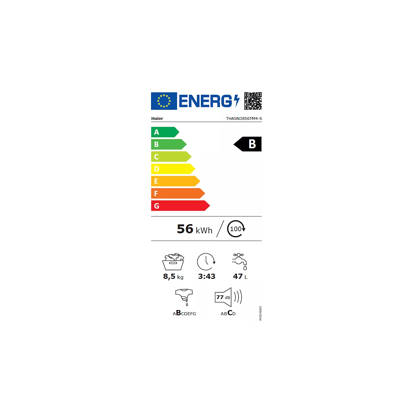 Lave linge top HAIER THASN2856TM4-S – Image 10