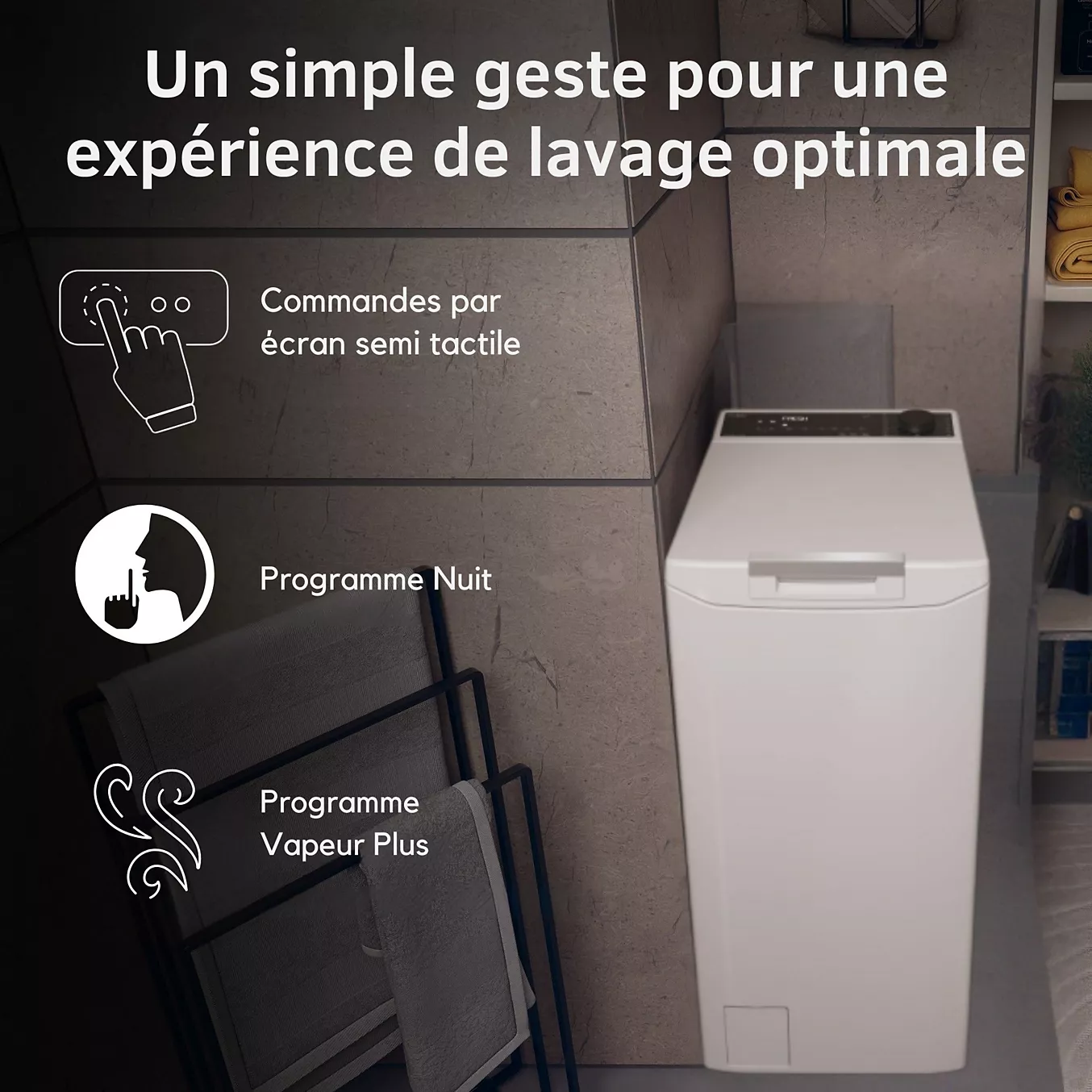 Lave linge top HAIER THASN2856TM4-S – Image 11