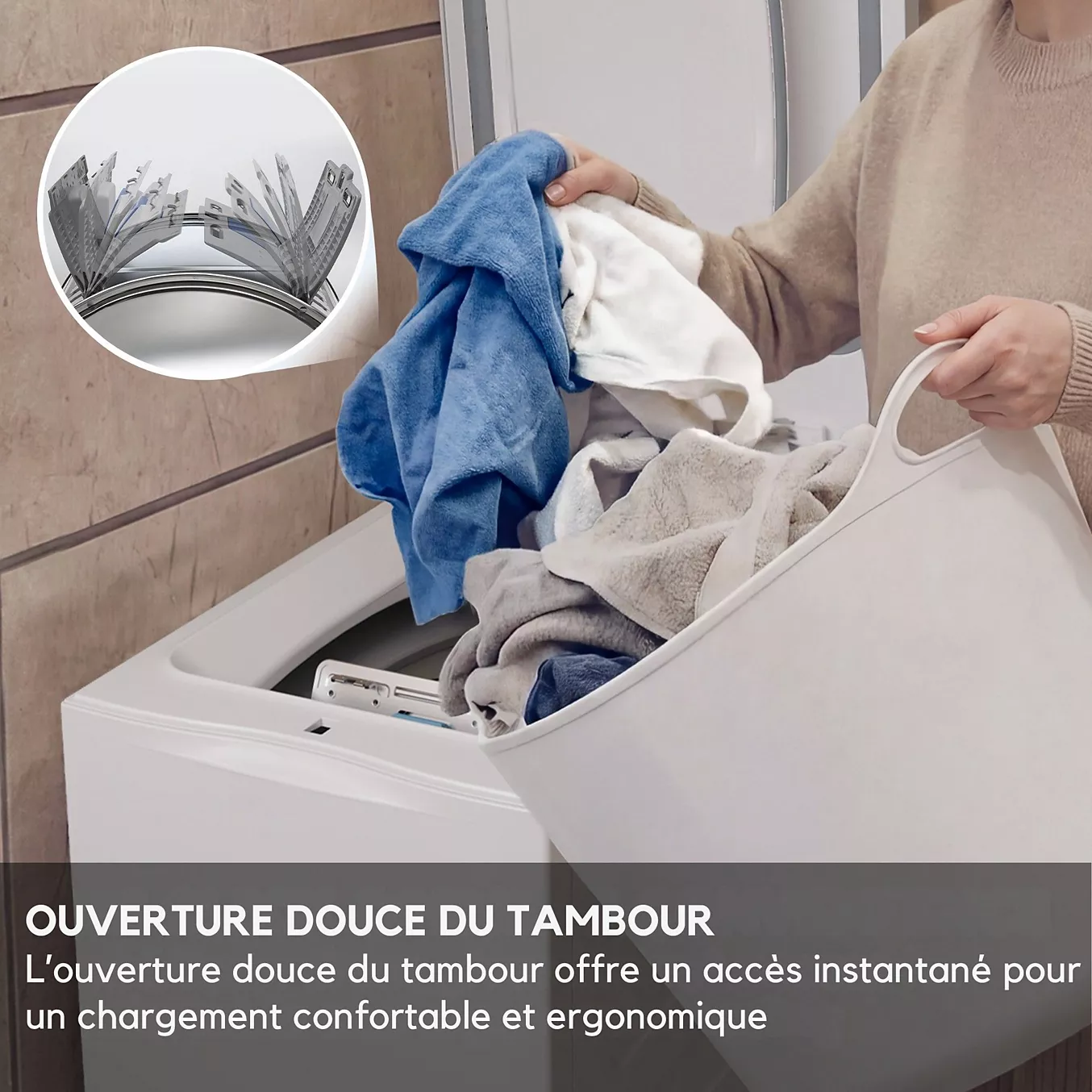 Lave linge top HAIER THASN2856TM4-S – Image 4