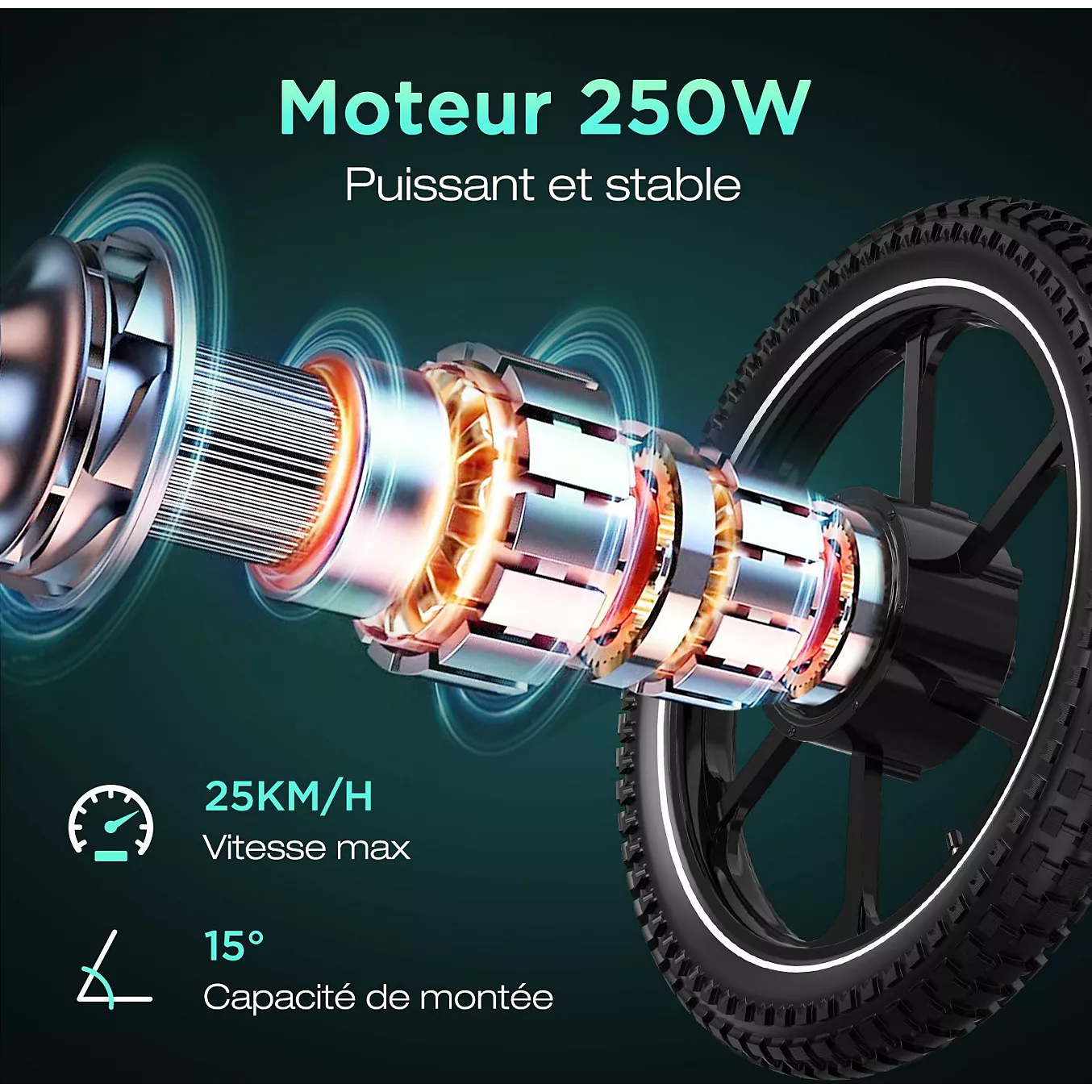 Vélo électrique COLORWAY 16 Pliable – Image 6