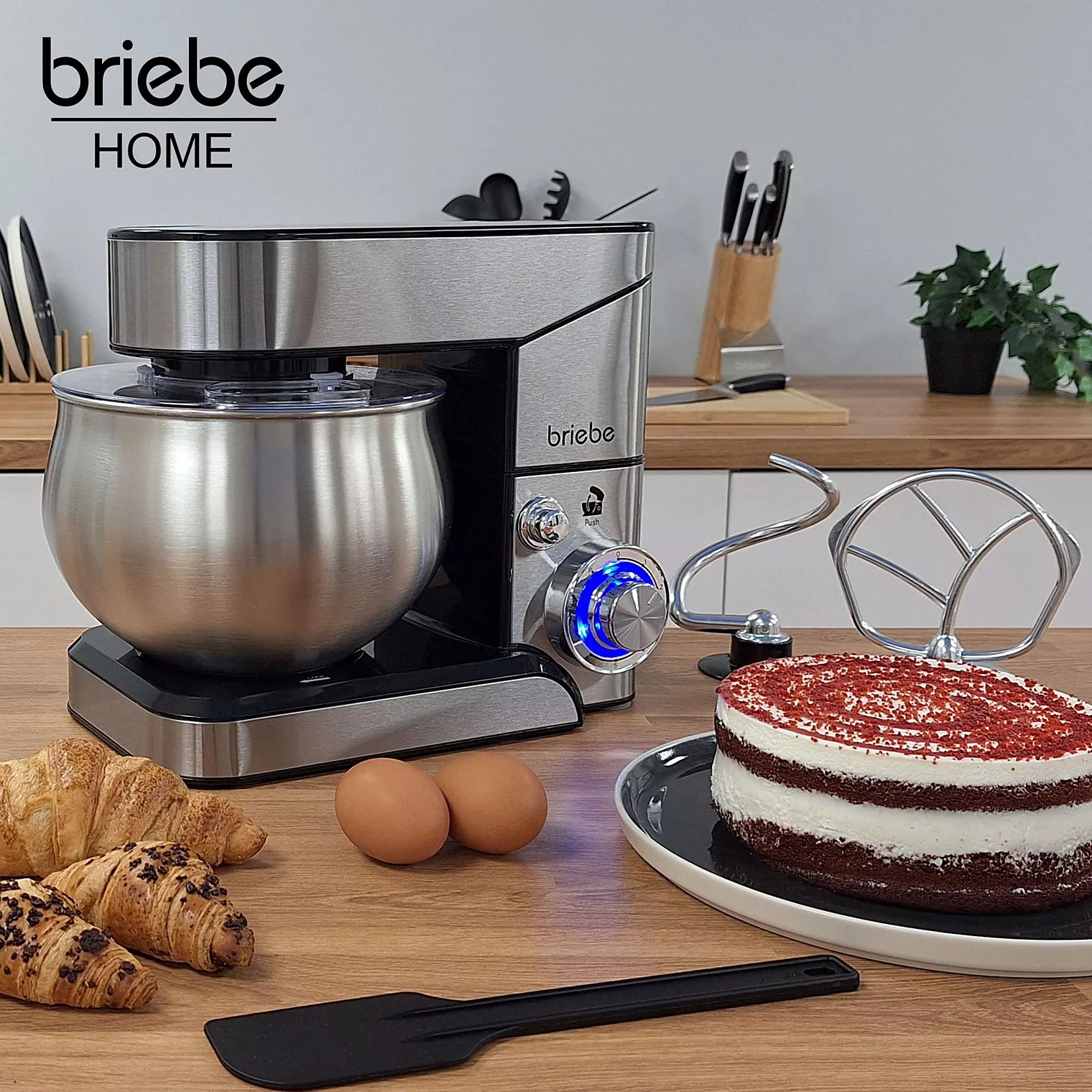 Robot pâtissier BRIEBE Boulangerie Cuisine KM1114 5L 6 Vitesses – Image 9