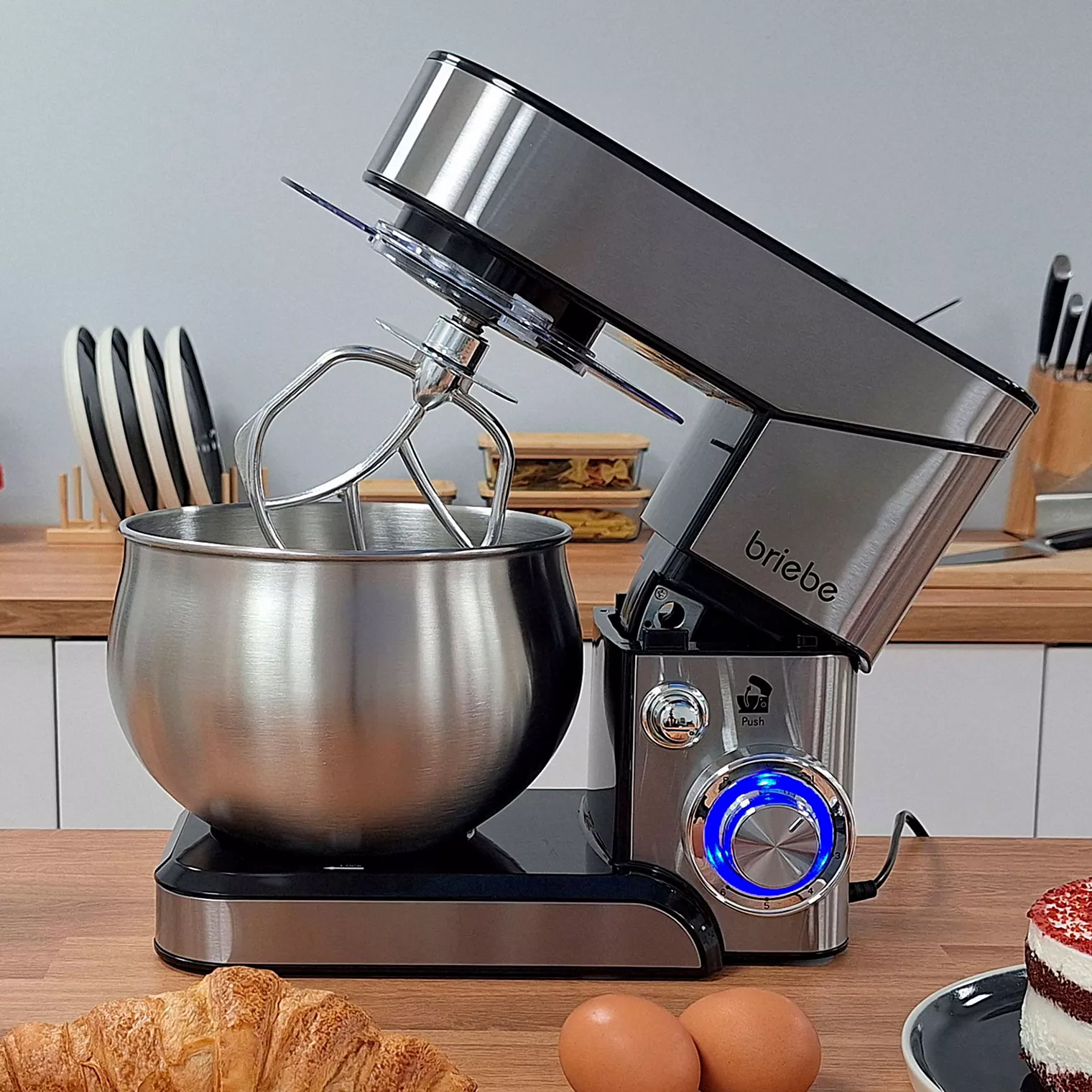 Robot pâtissier BRIEBE Boulangerie Cuisine KM1114 5L 6 Vitesses – Image 6