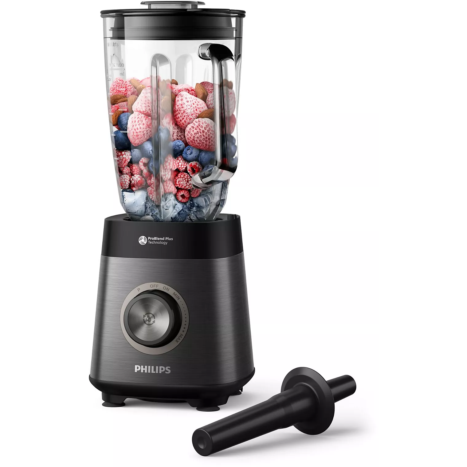 Blender PHILIPS HR3040/00 Blender mixeur métal Série 5000 2L, 1200W