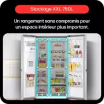 Réfrigérateur Américain LG GSLC40PYFE