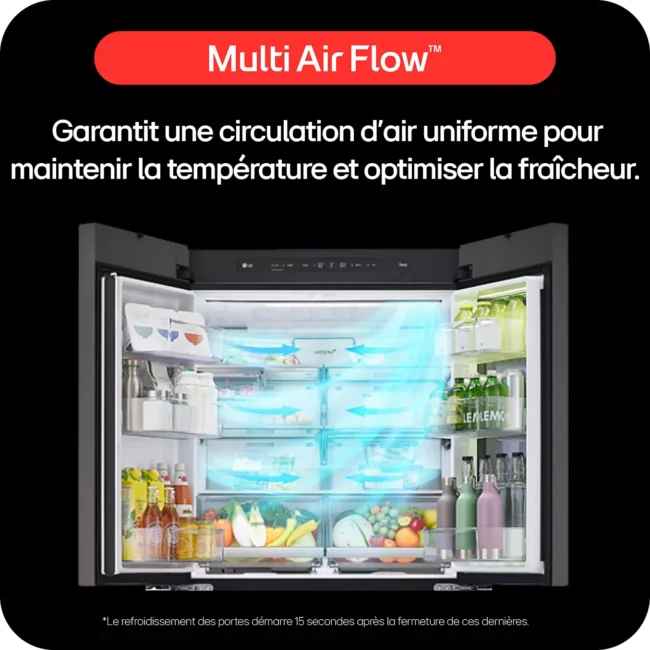 Réfrigérateur Américain LG GSLC40PYFE