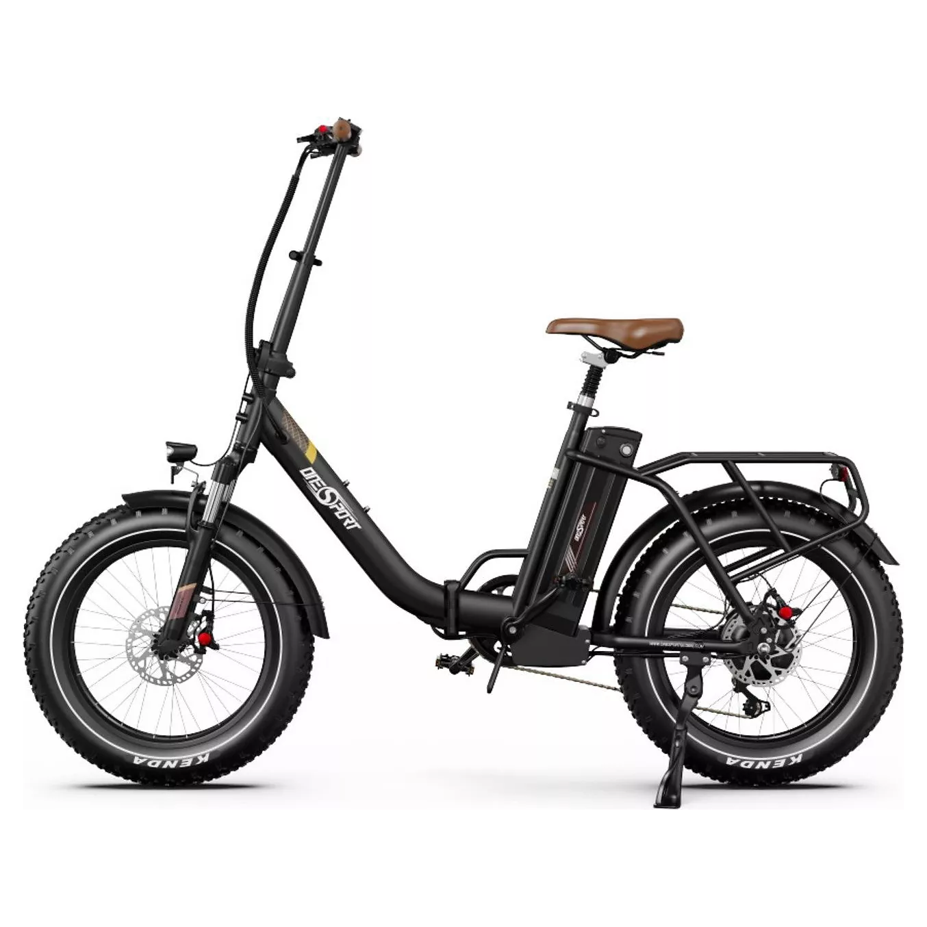 Vélo électrique ONESPORT OT16 MAX 500W 48V18AH Noir – Image 6