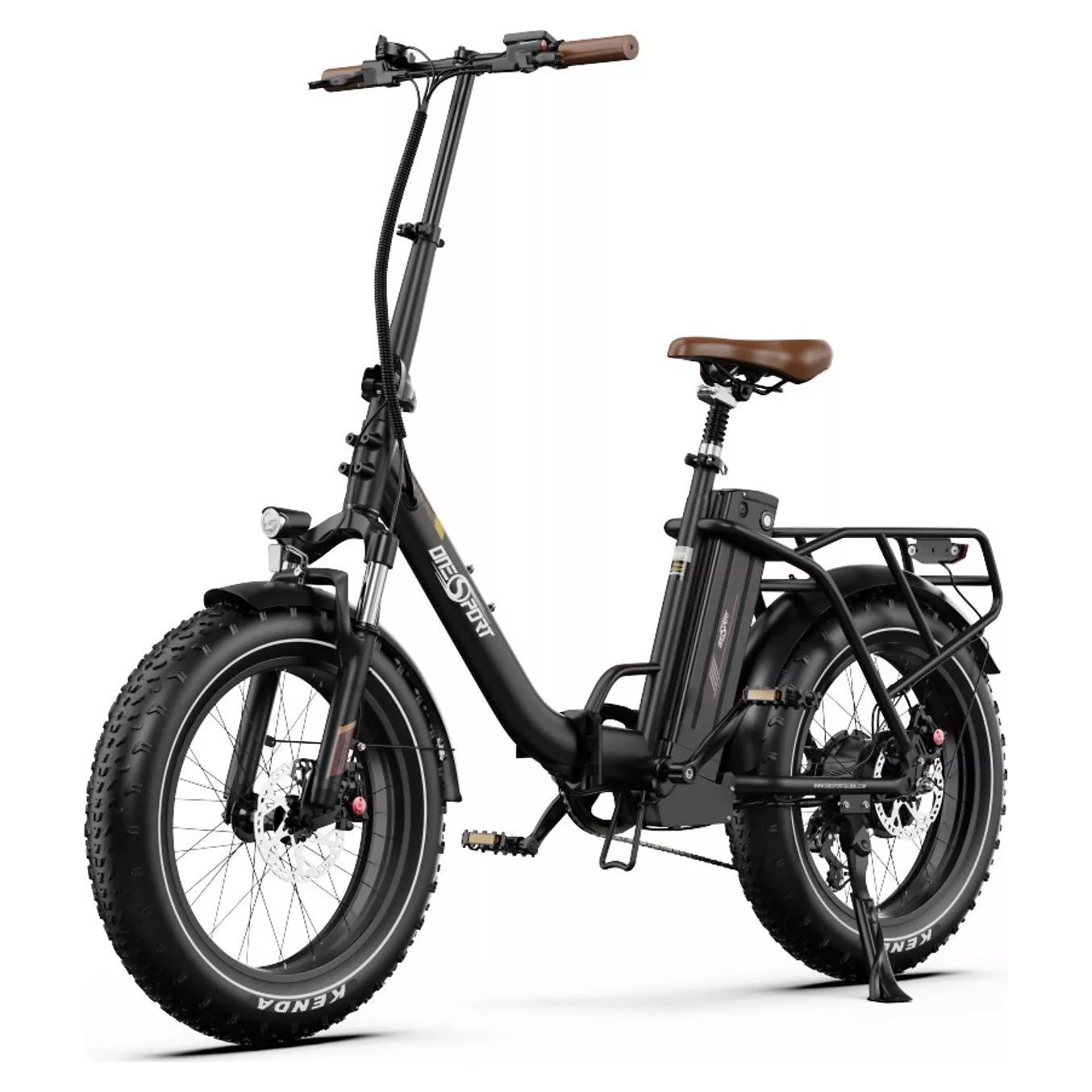 Vélo électrique ONESPORT OT16 MAX 500W 48V18AH Noir – Image 5